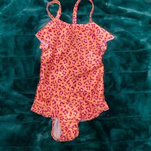 kids cheetah print bathing suit